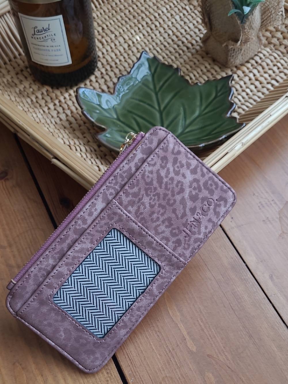 Jen & Co. Animal Print Wallet/Credit Card Holder